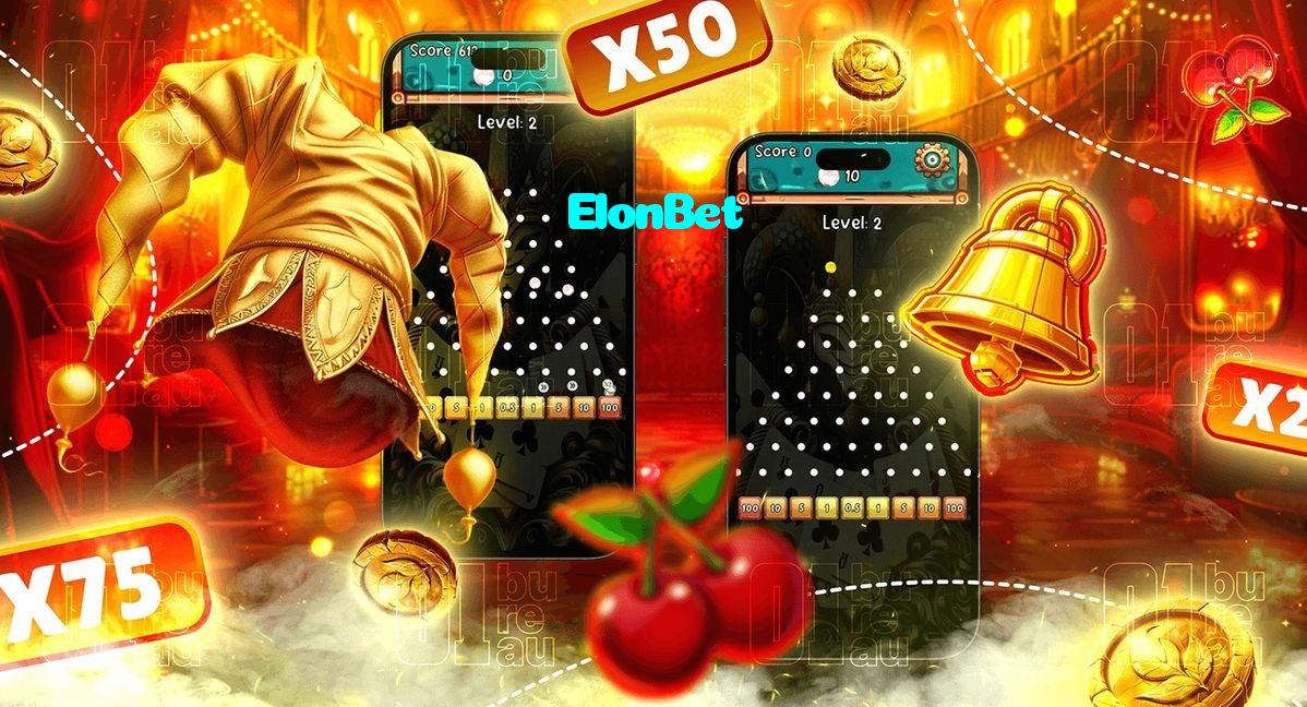 ElonBet casino presented on mobile device in Pakistan with slots and live games
